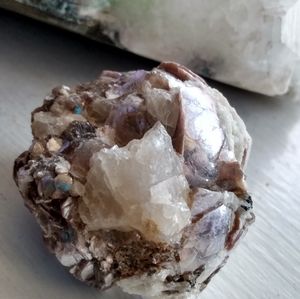 Lepidolite and Quartz